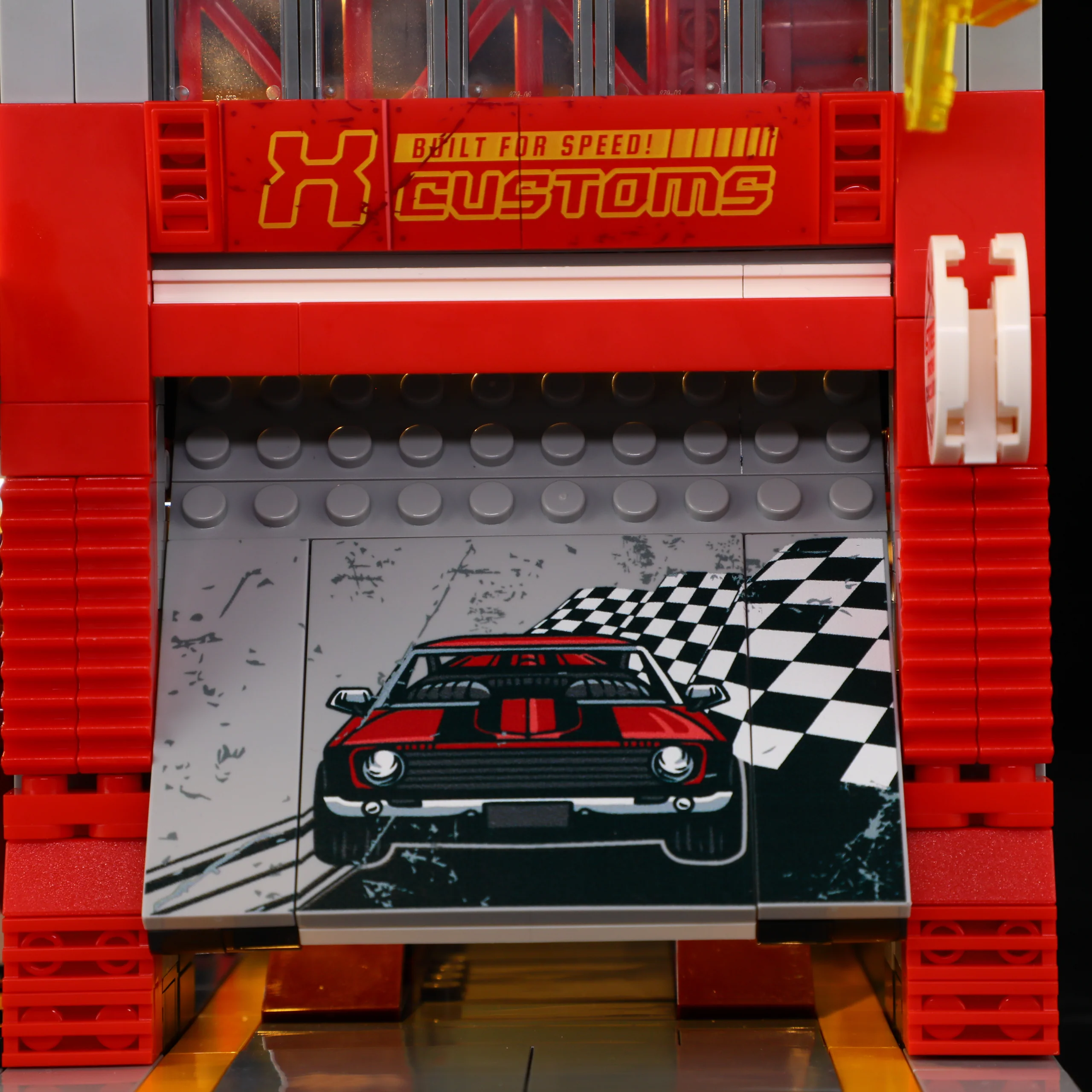 Street MOD Garage Building Set with 6-Slot Car