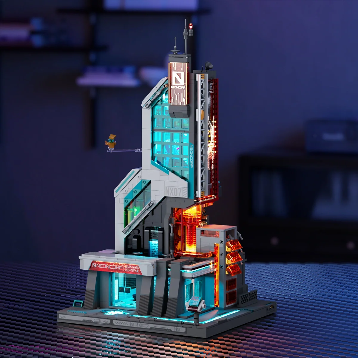Neon Tech Tower