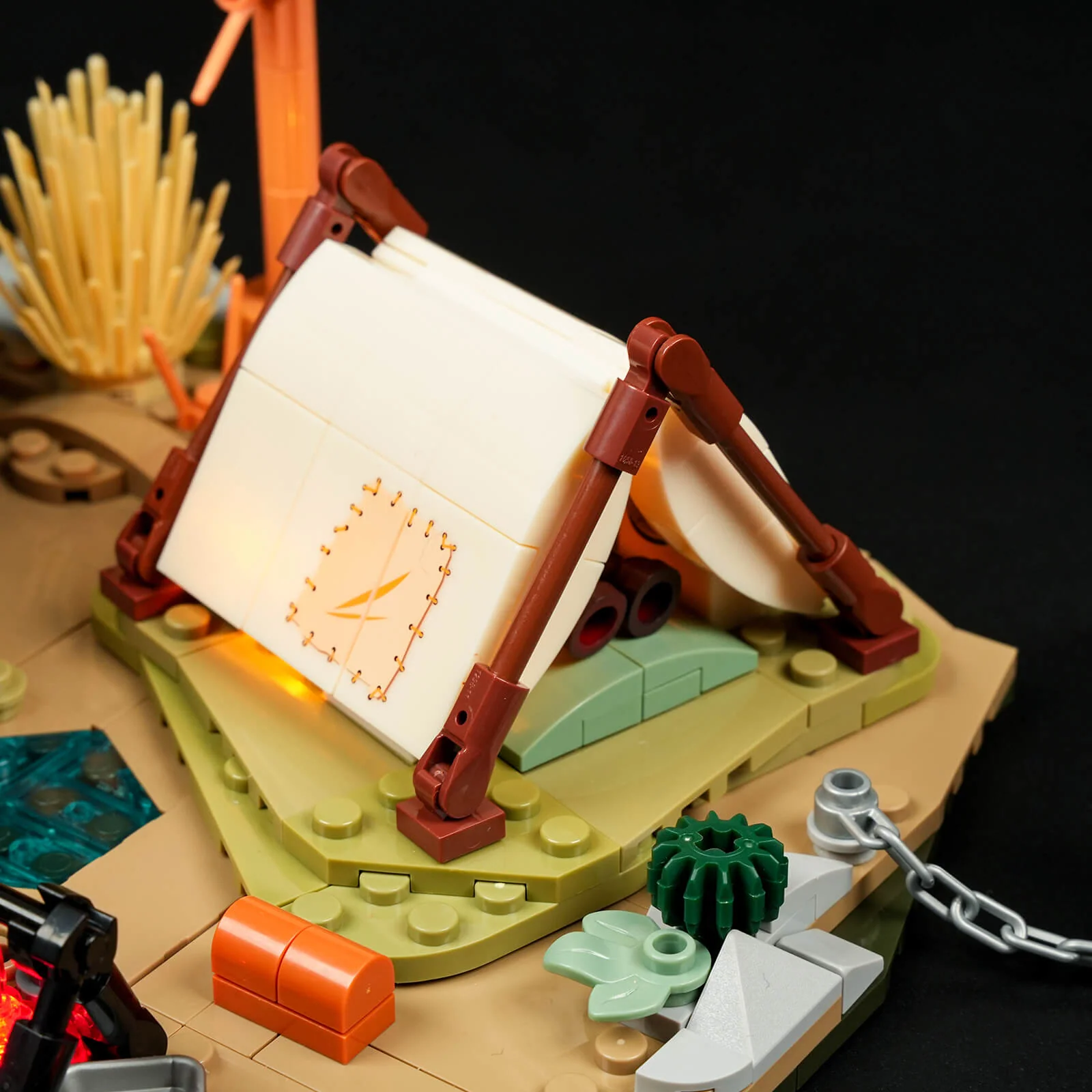 Cowboy Camp Western Building Set with 542 Pieces