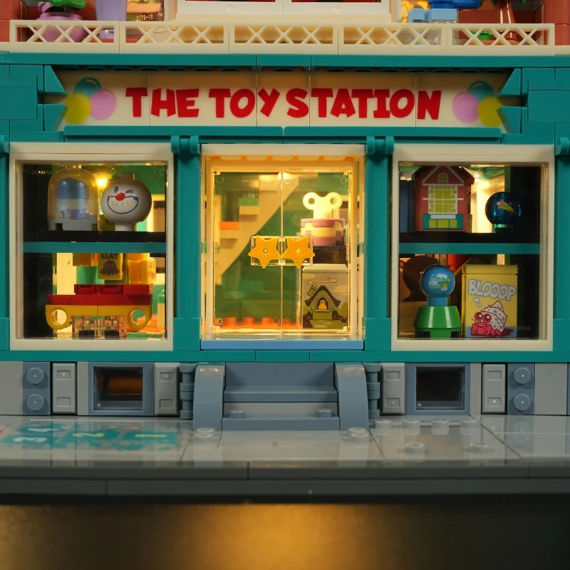Toy Store L9100 Edwardian Street Building Set with Warm Lighting