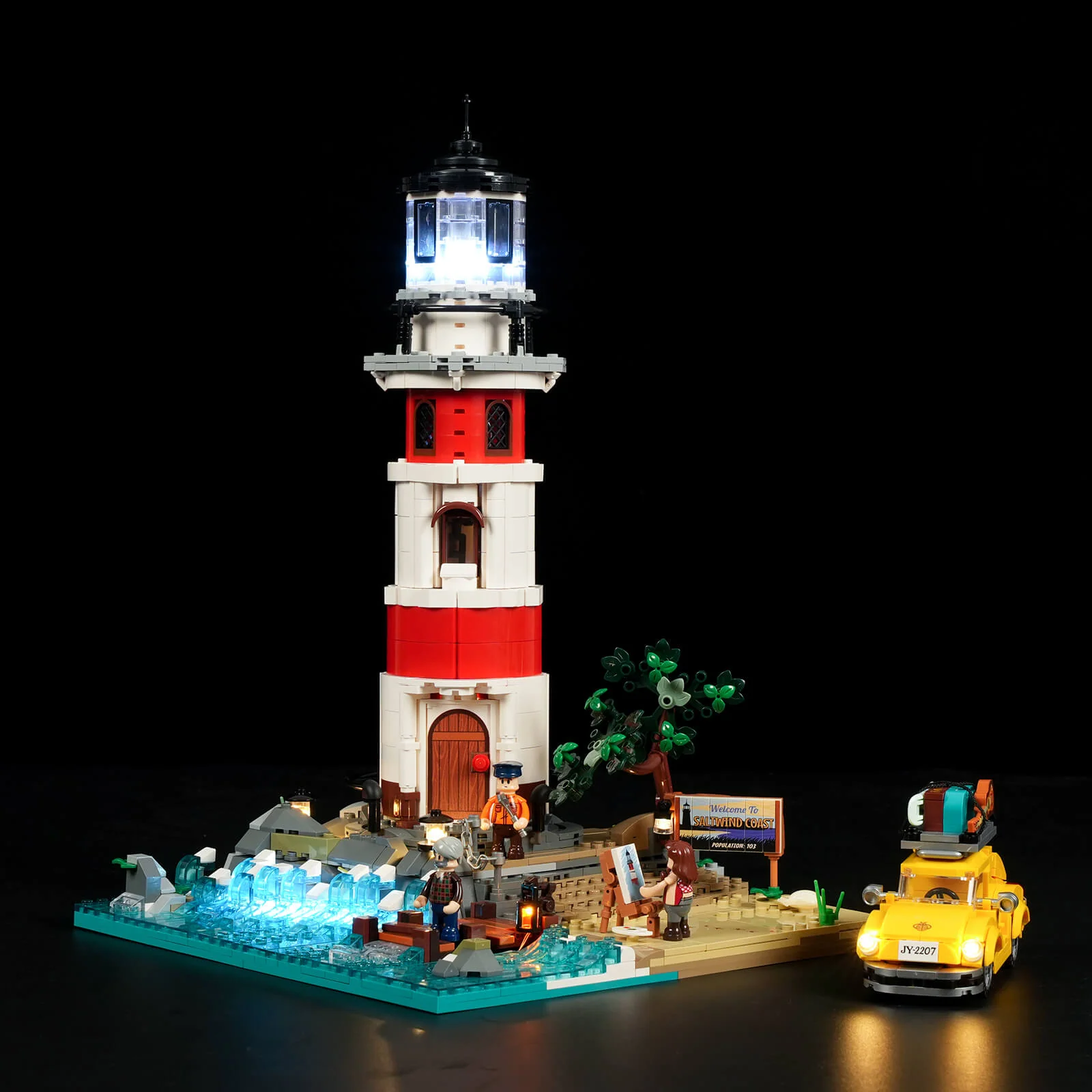 Sunrise Lighthouse 18007 Coastal Building Set with Patrol Light