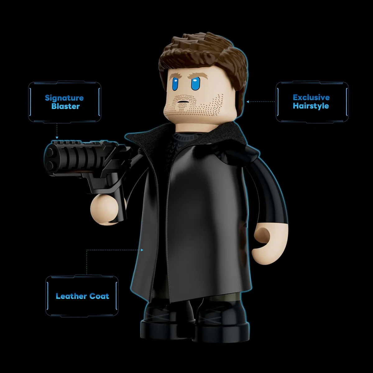 K's Spinner Brick Replica with Cinematic Lighting