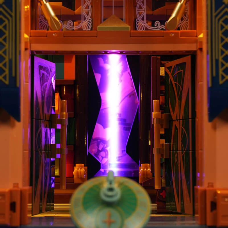Steampunk Time Rift Library Build Set with 17 LED Lights