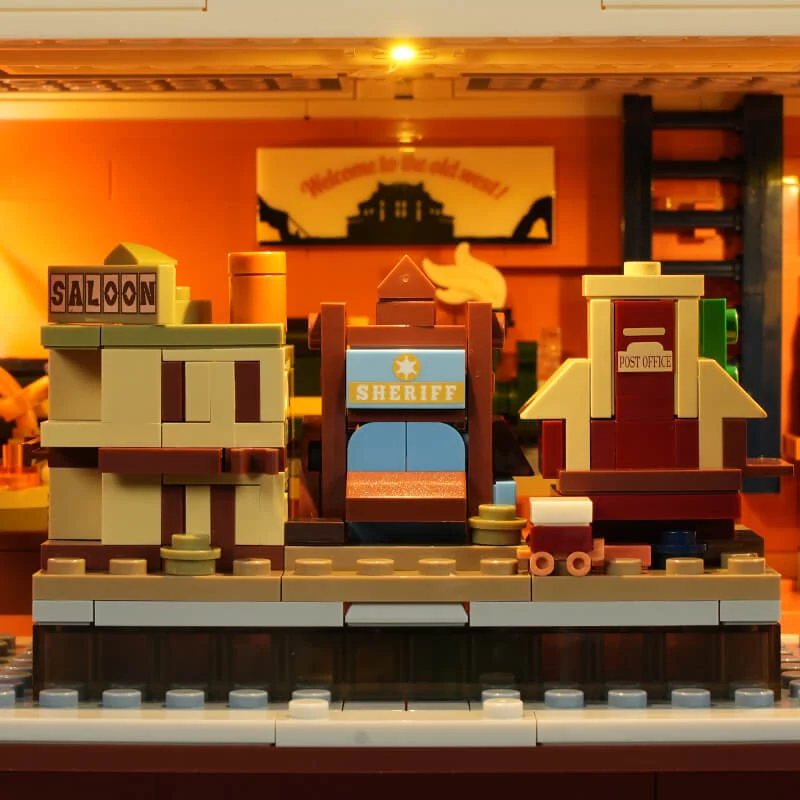 Toy Store L9100 Edwardian Street Building Set with Warm Lighting