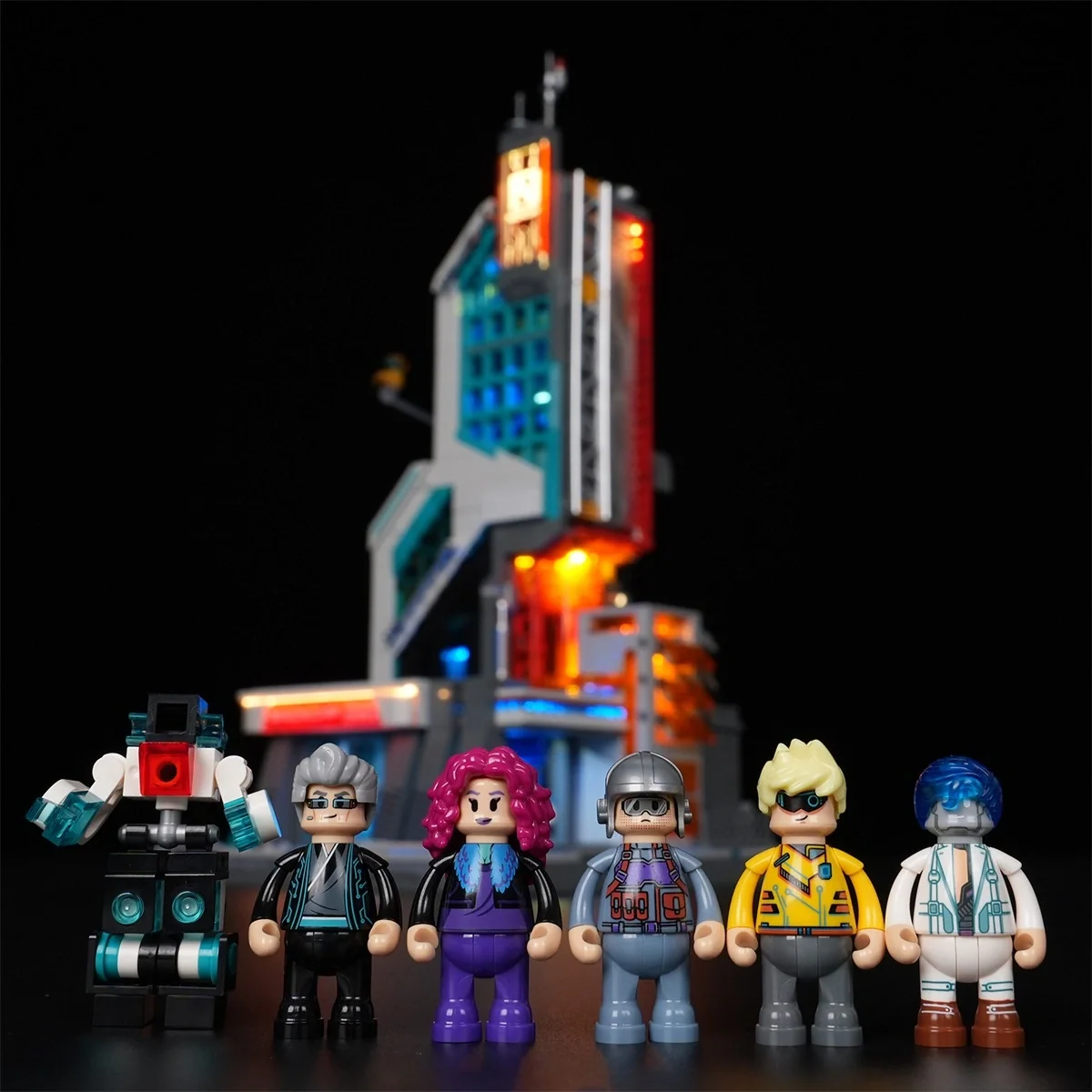 Neon Tech Tower