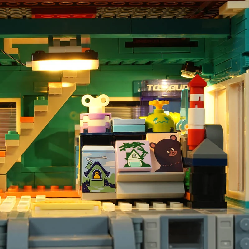 Toy Store L9100 Edwardian Street Building Set with Warm Lighting