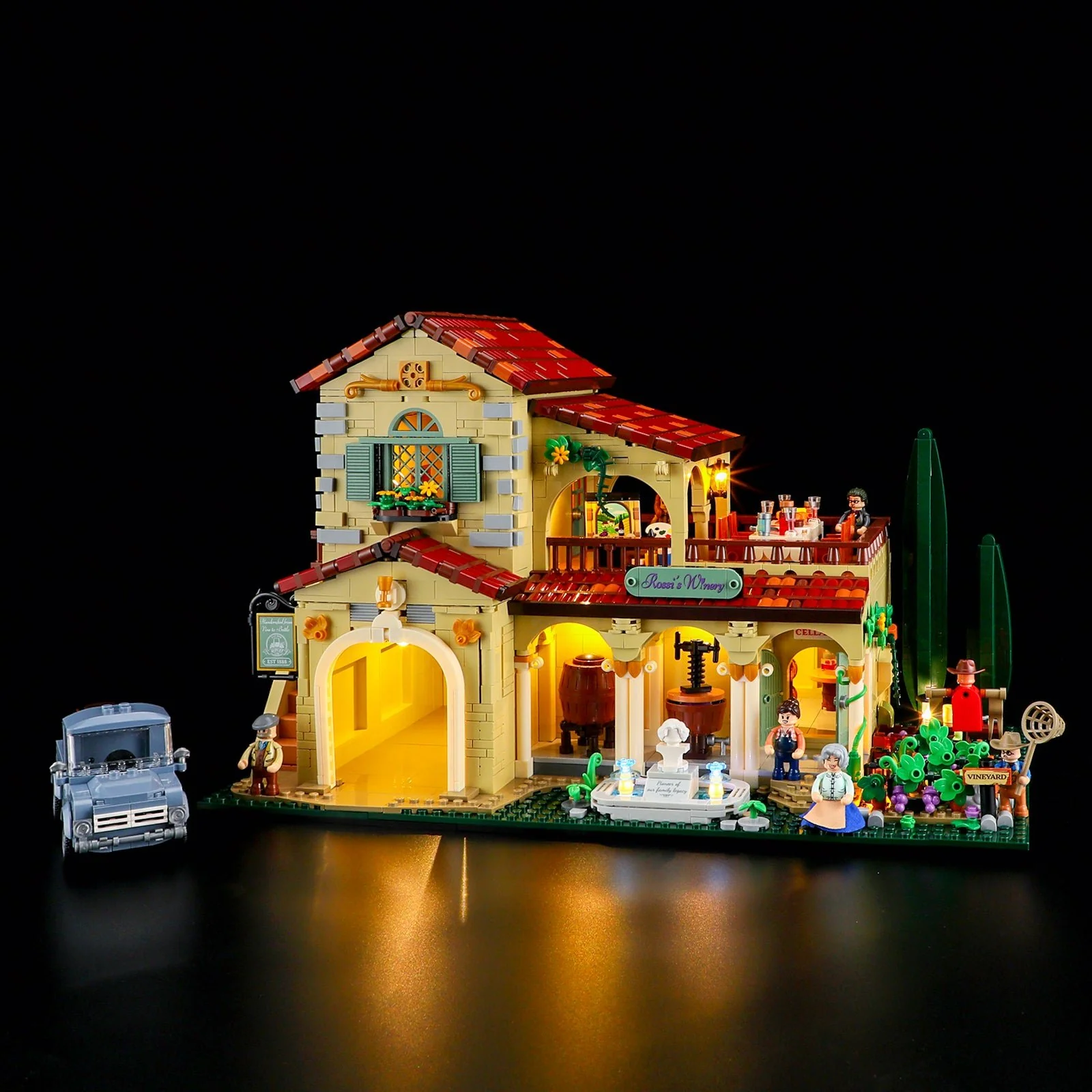Vineyard Estate L9086 Tuscan Winery Build with 11 Lighting Scenes