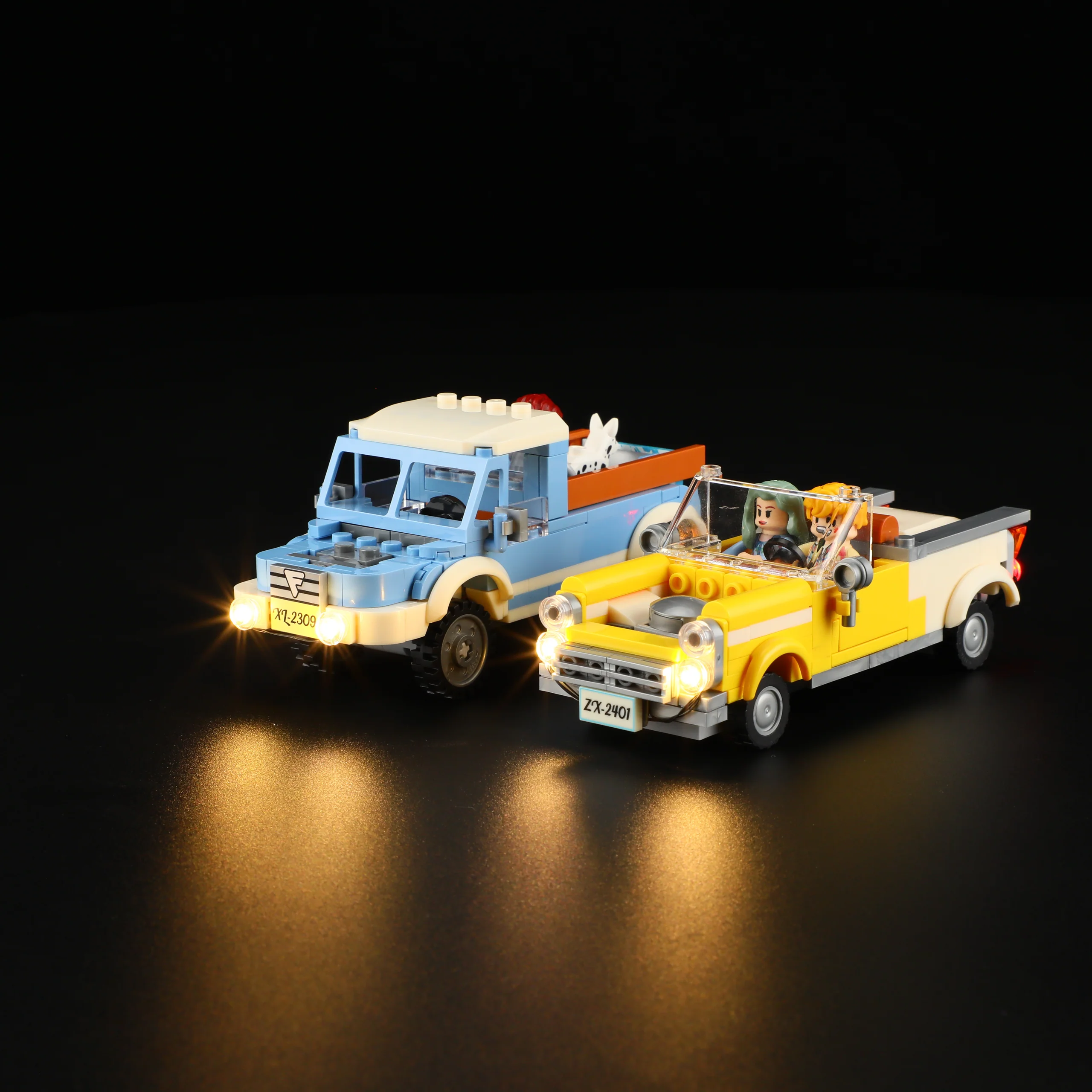 Night Glow Drive-in Retro Theater Light Building Set