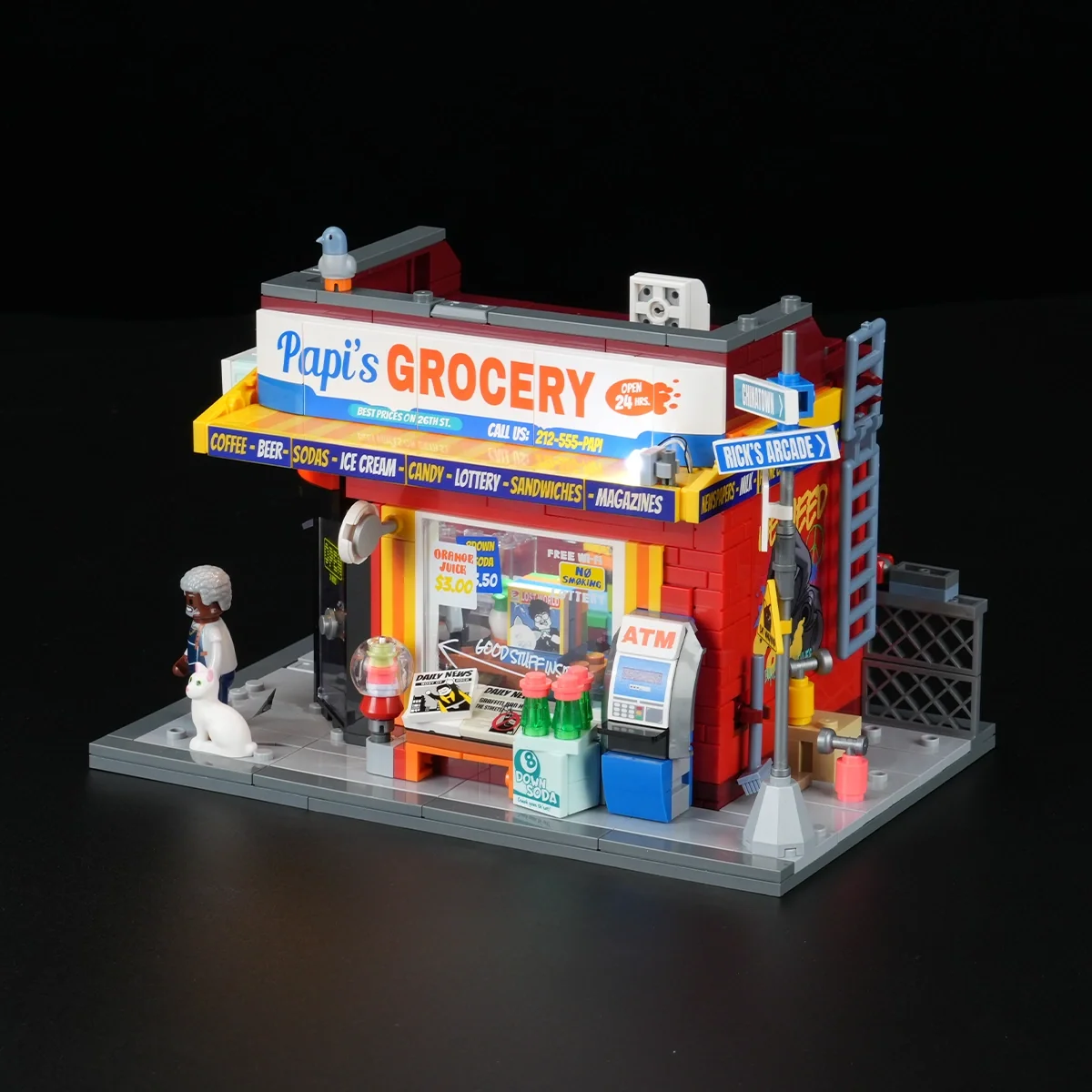 The Bodega 26 New York Street Corner Building Set