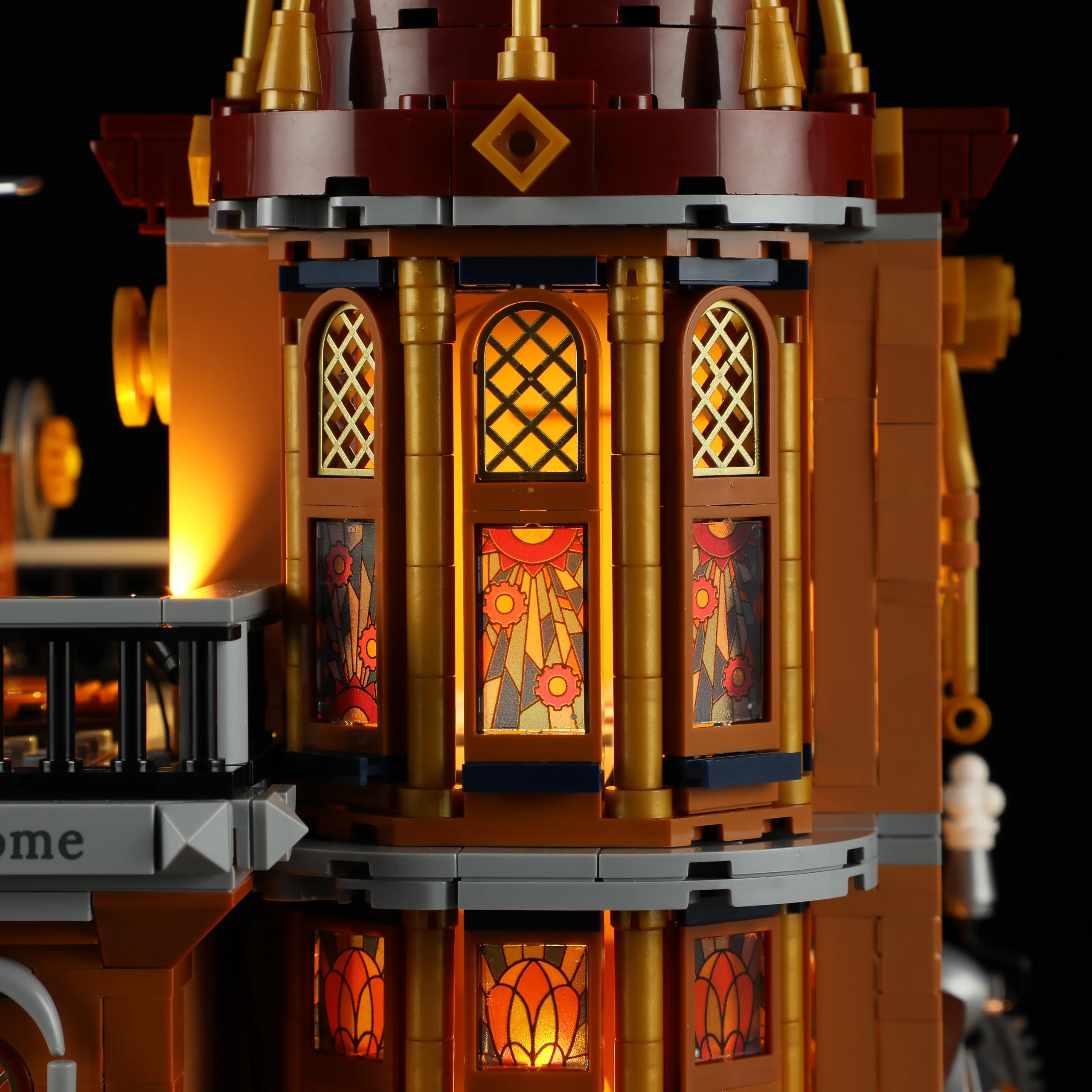 Steampunk Flying Club Building Set with Modular Baseboards