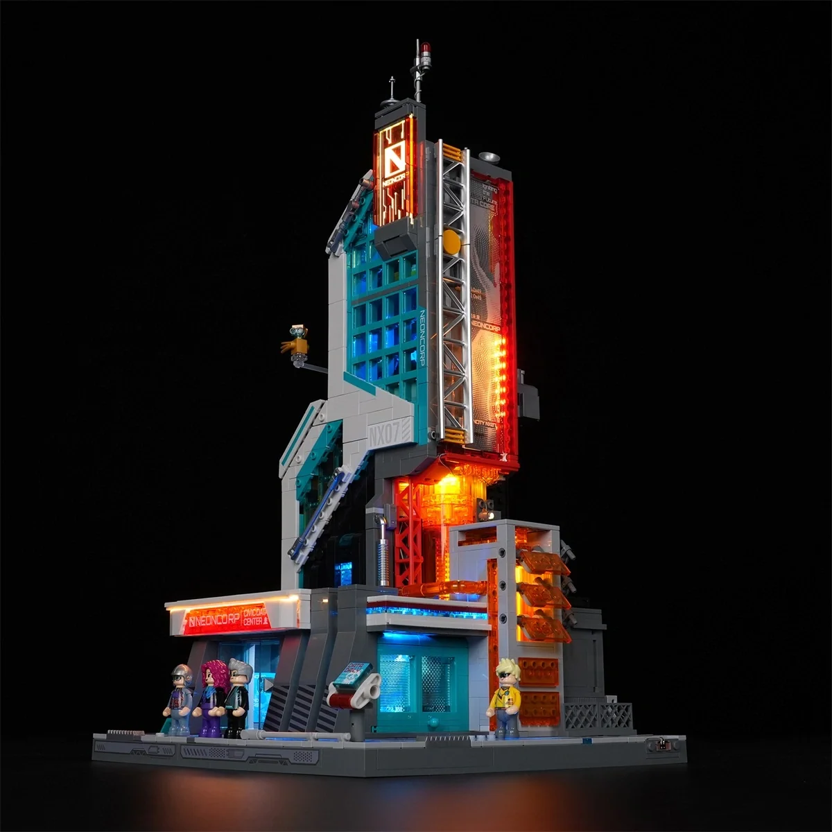Neon Tech Tower