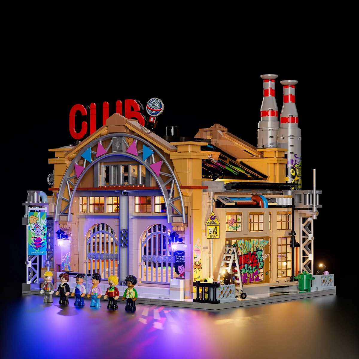 Factory House of Music LiveHouse Building Set with 24 Lights