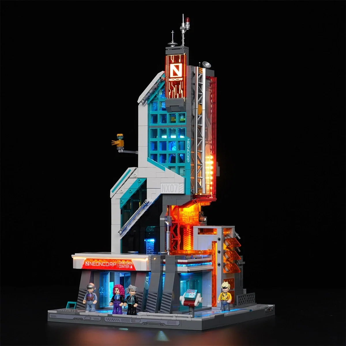 Neon Tech Tower