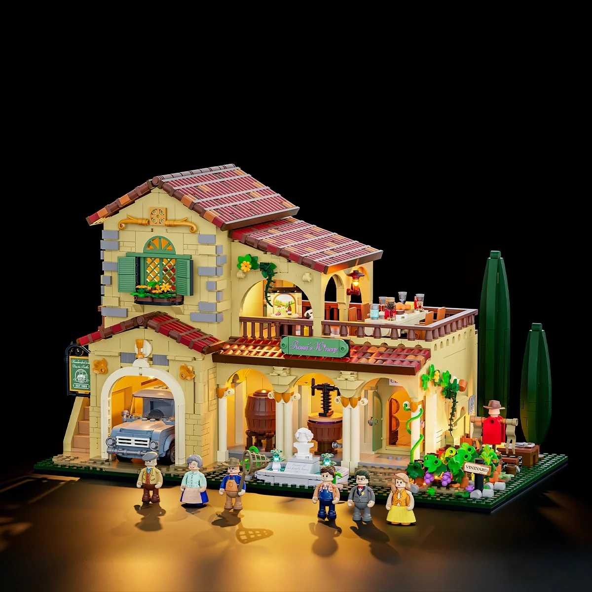 Vineyard Estate L9086 Tuscan Winery Build with 11 Lighting Scenes
