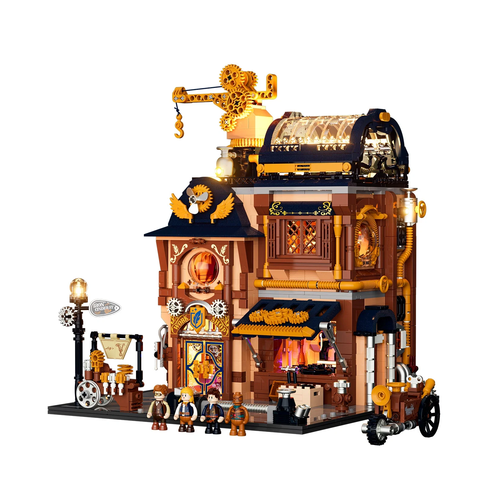 Lumibricks 蒸汽朋克机械工坊发光积木套装