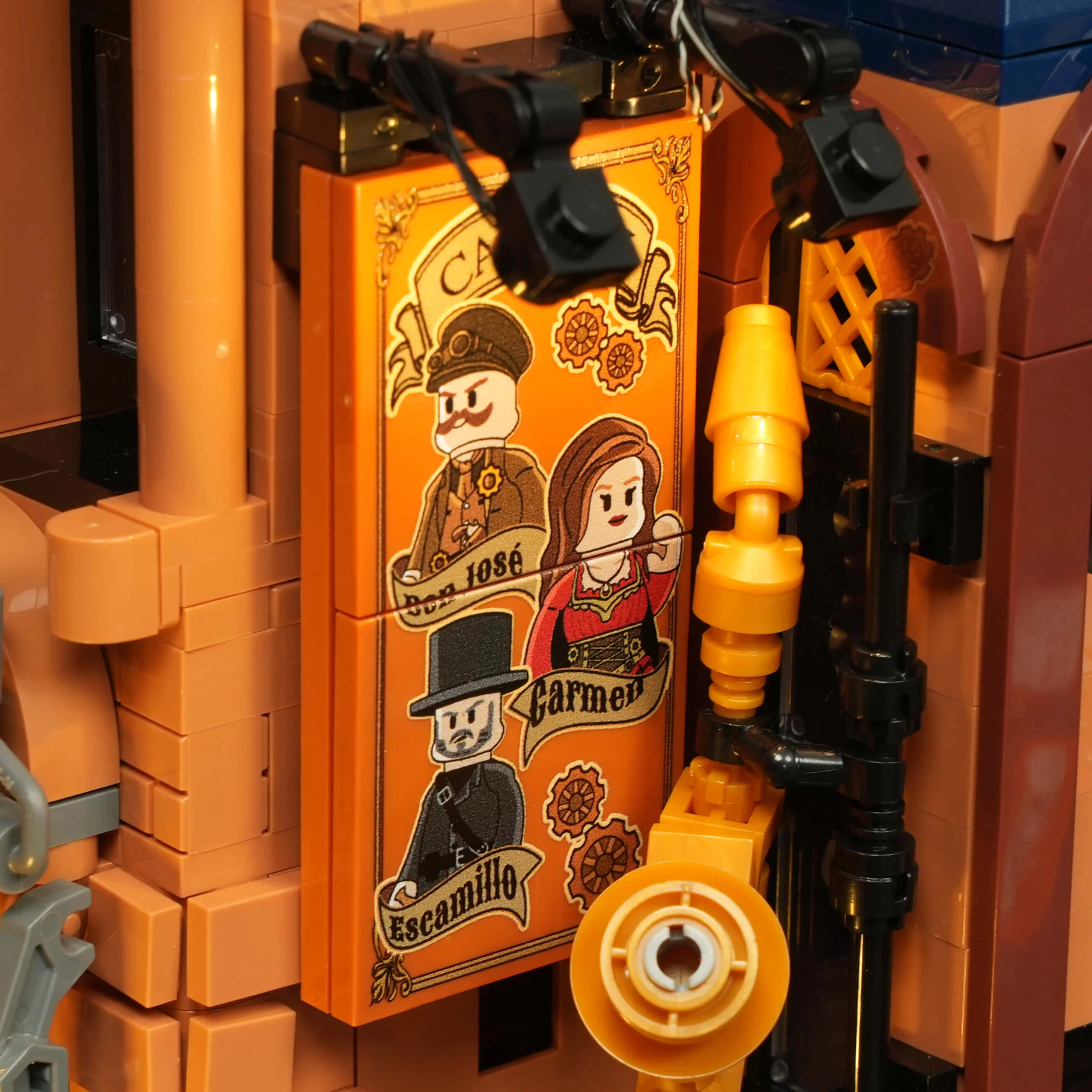 Steampunk Time Opera House Building Set with 3 Lighting Modes