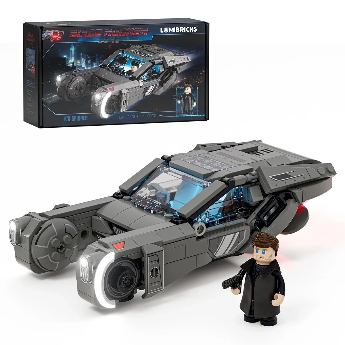 K's Spinner Brick Replica with Cinematic Lighting