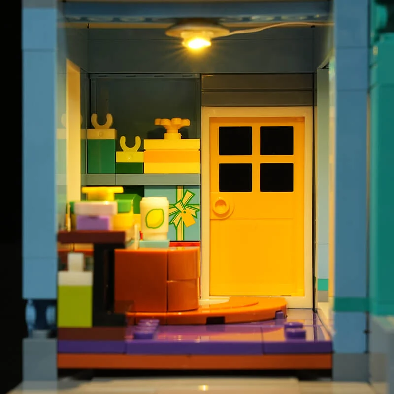 Toy Store L9100 Edwardian Street Building Set with Warm Lighting