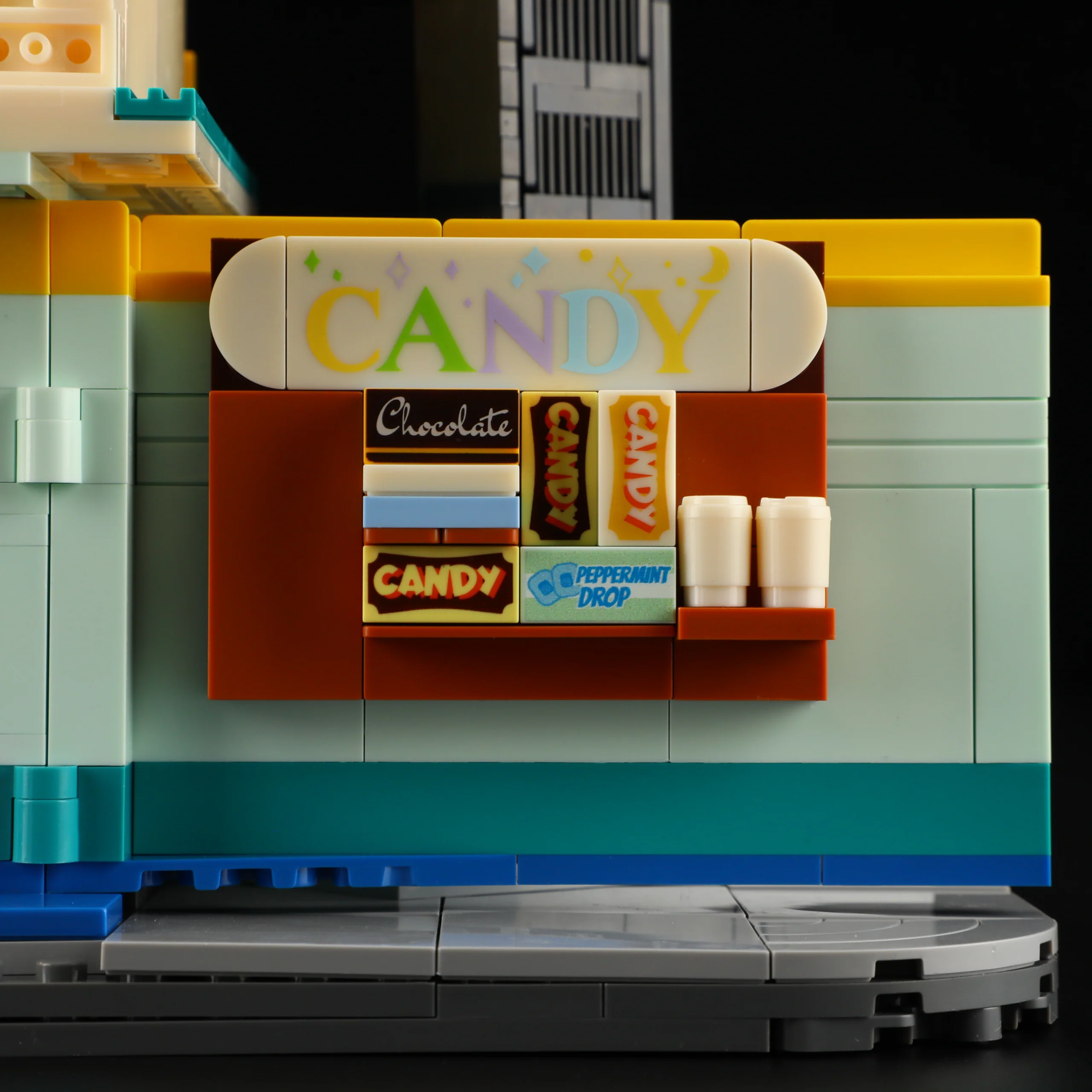 Night Glow Drive-in Retro Theater Light Building Set