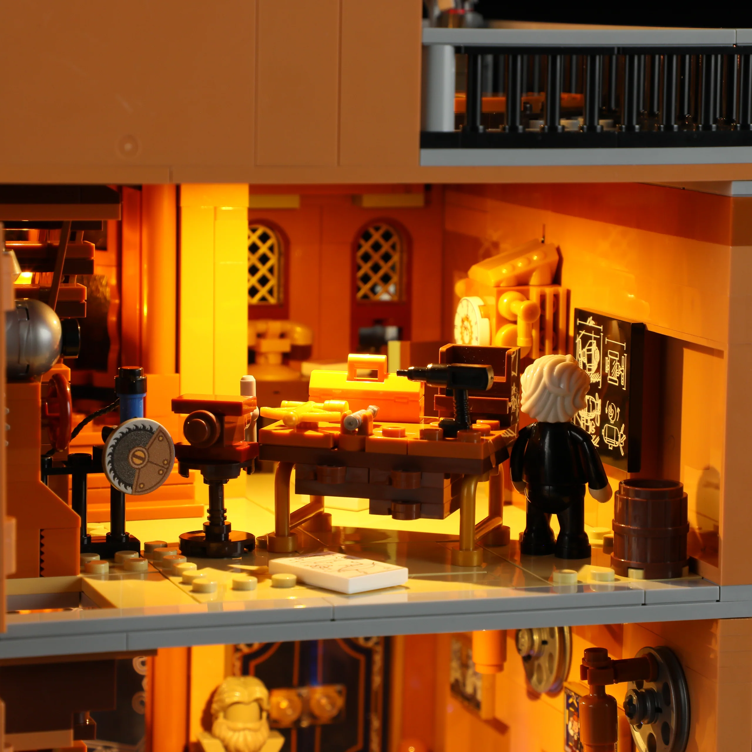 Steampunk Flying Club Building Set with Modular Baseboards