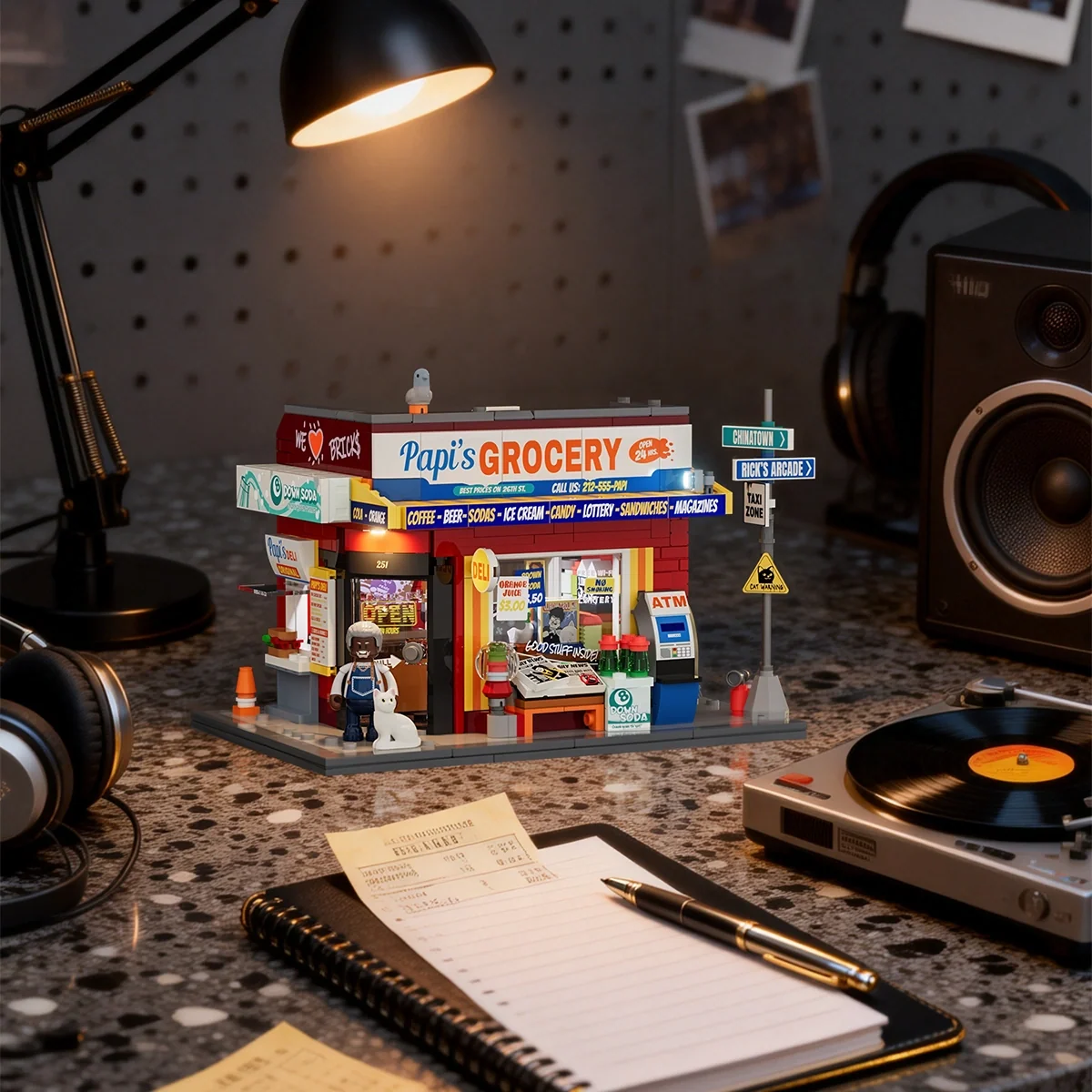 The Bodega 26 New York Street Corner Building Set