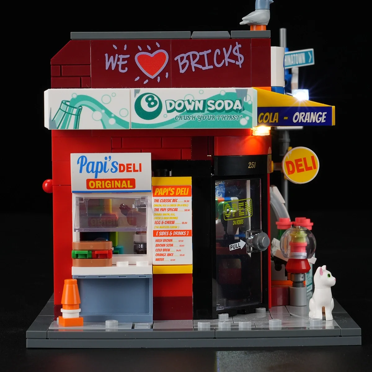 The Bodega 26 New York Street Corner Building Set