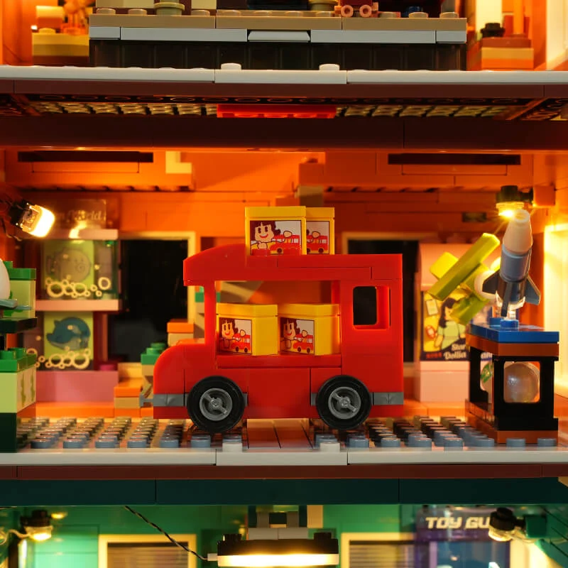 Toy Store L9100 Edwardian Street Building Set with Warm Lighting