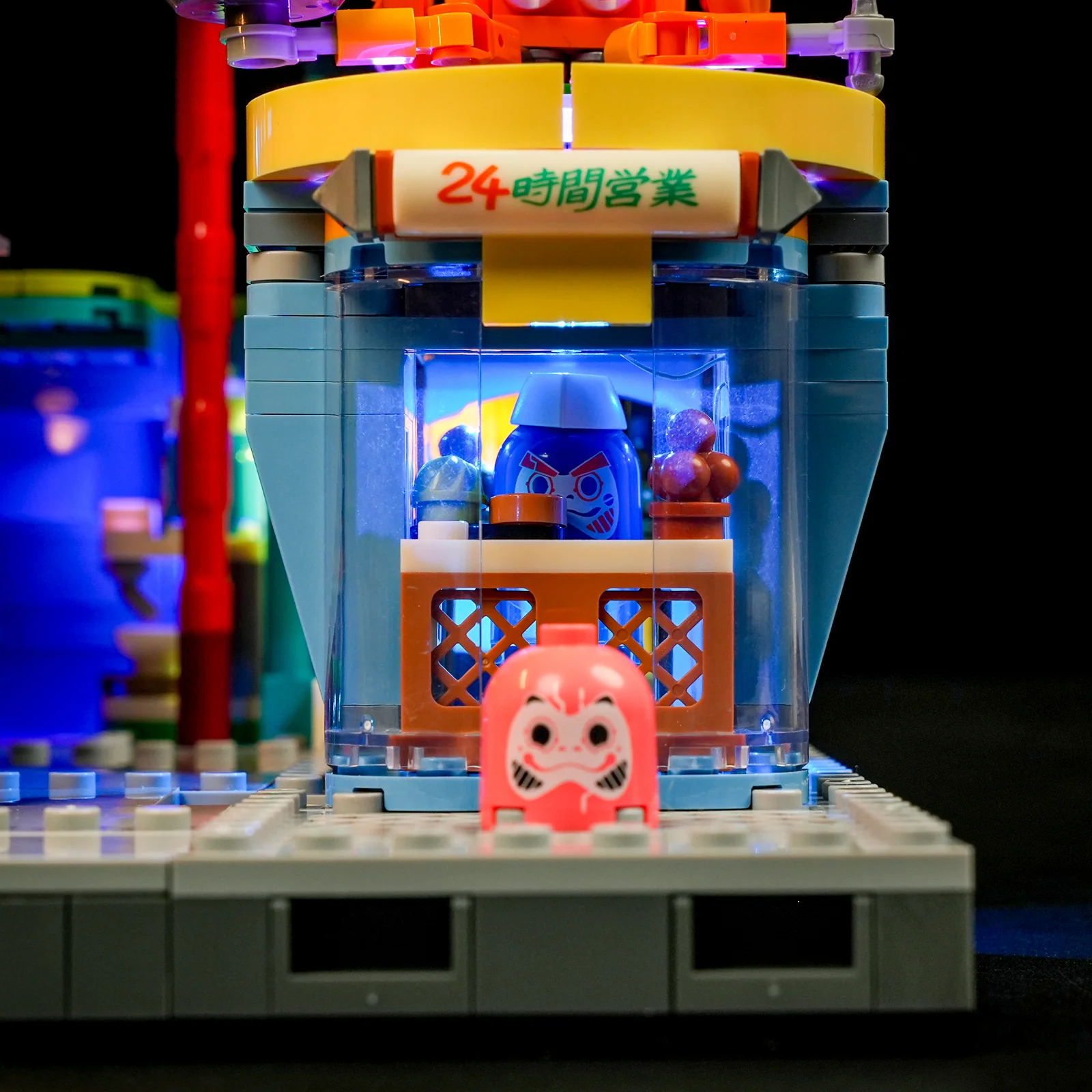 Izakaya Cyberpunk Building Set with 20 LED Lights