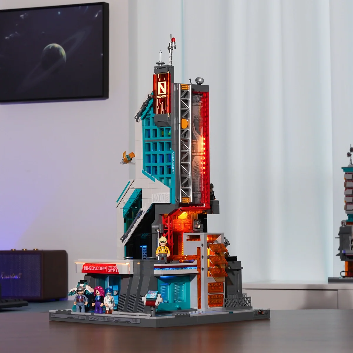 Neon Tech Tower