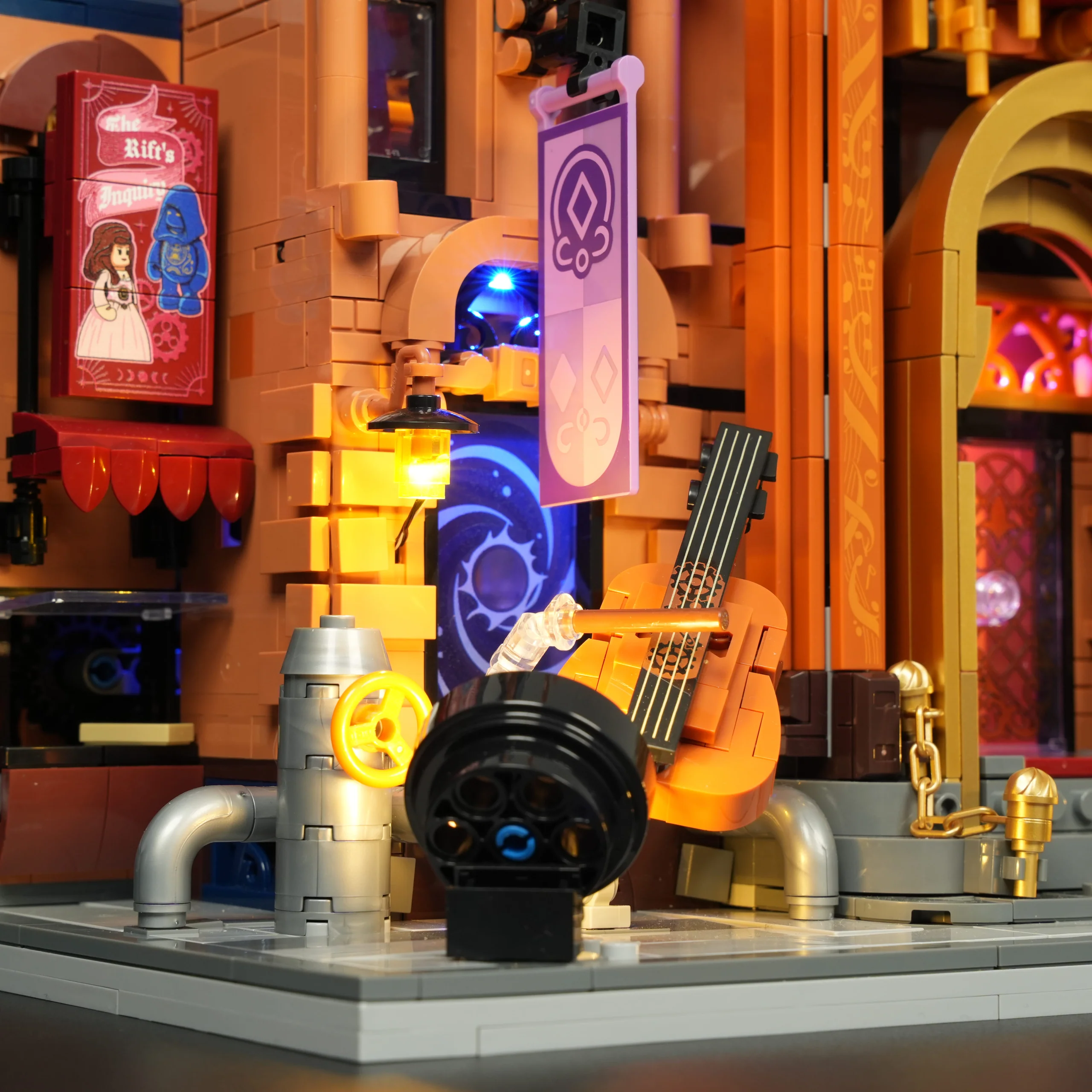 Steampunk Time Opera House Building Set with 3 Lighting Modes