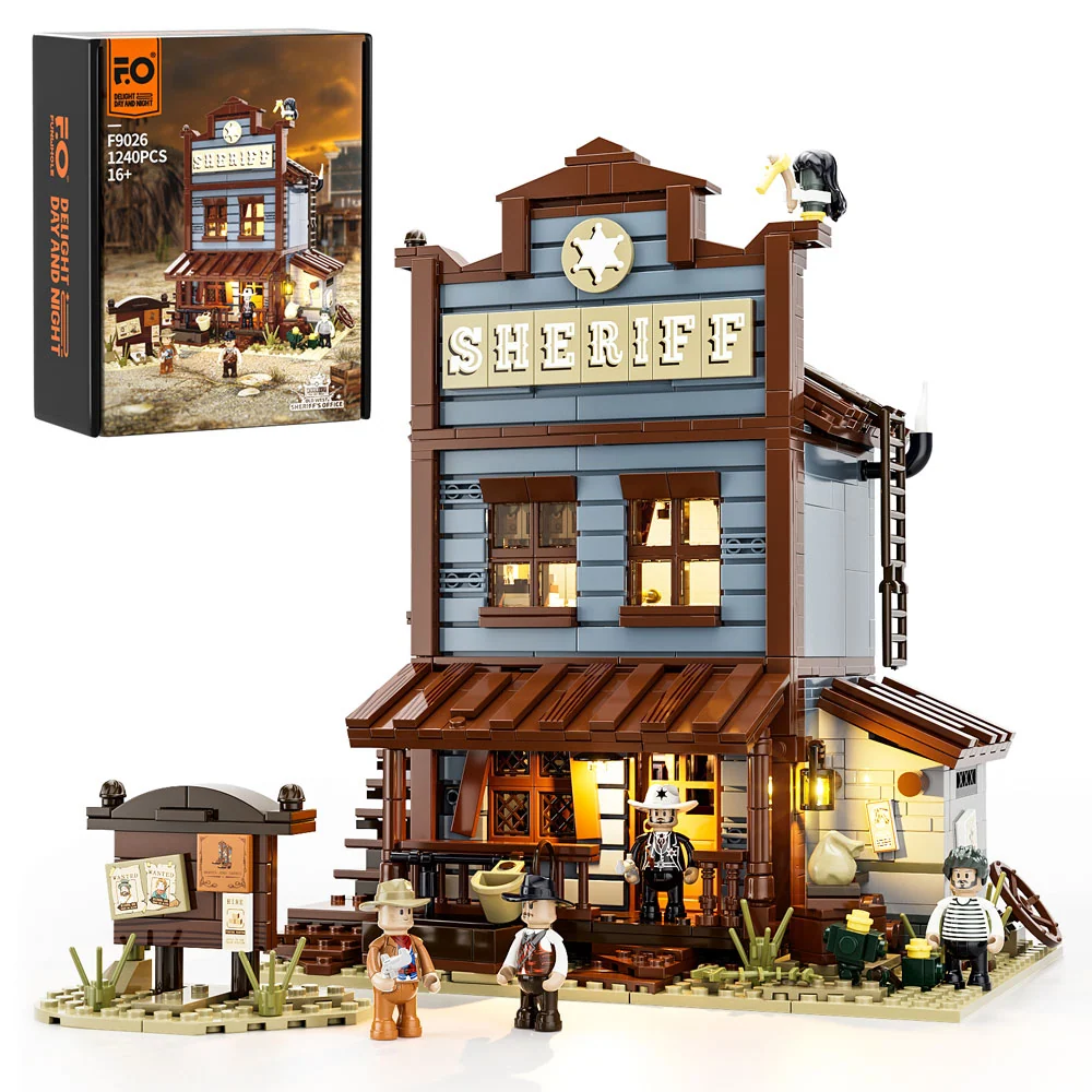 Sheriff's Office Old West Building Set with 4 Minifigures