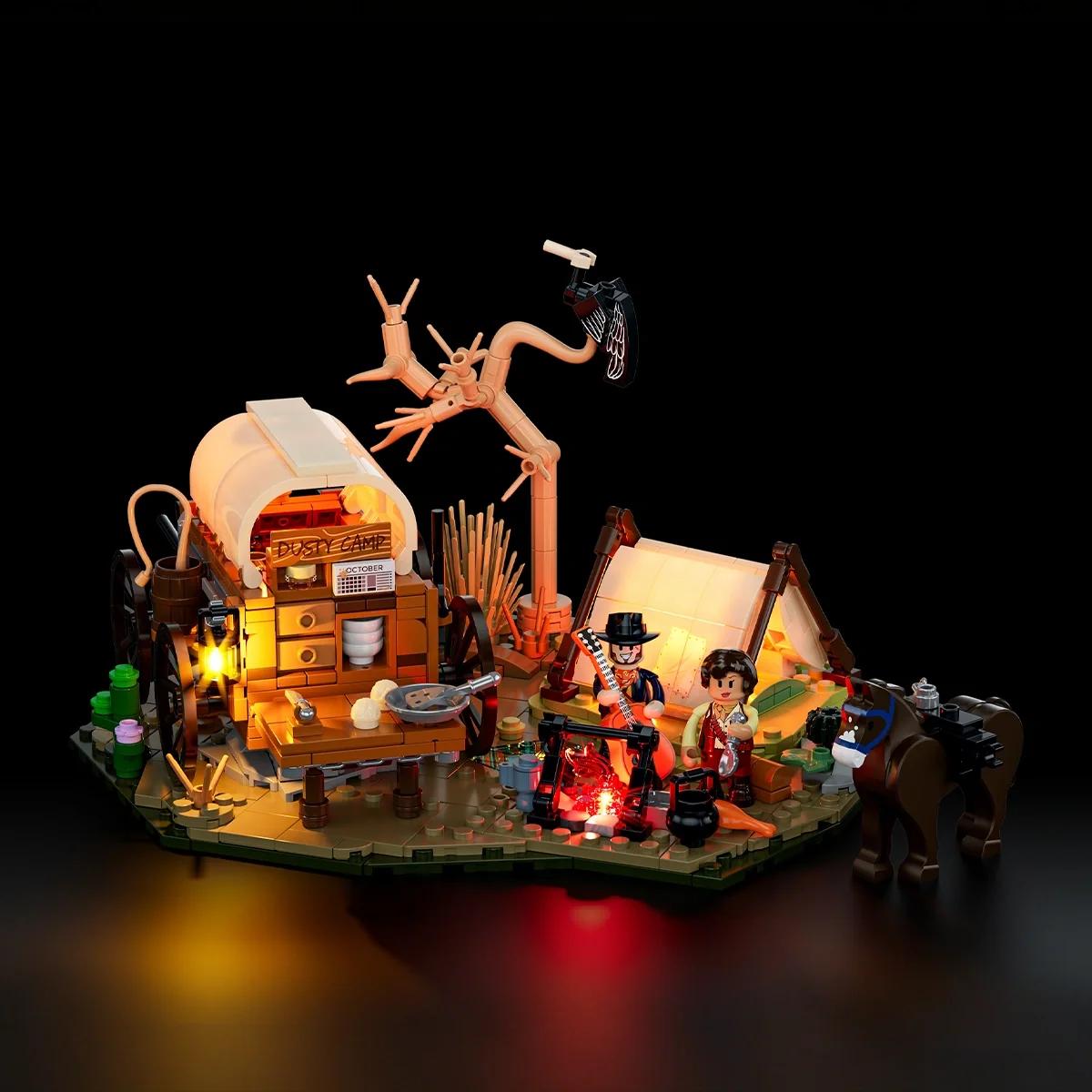 Cowboy Camp Western Building Set with 542 Pieces
