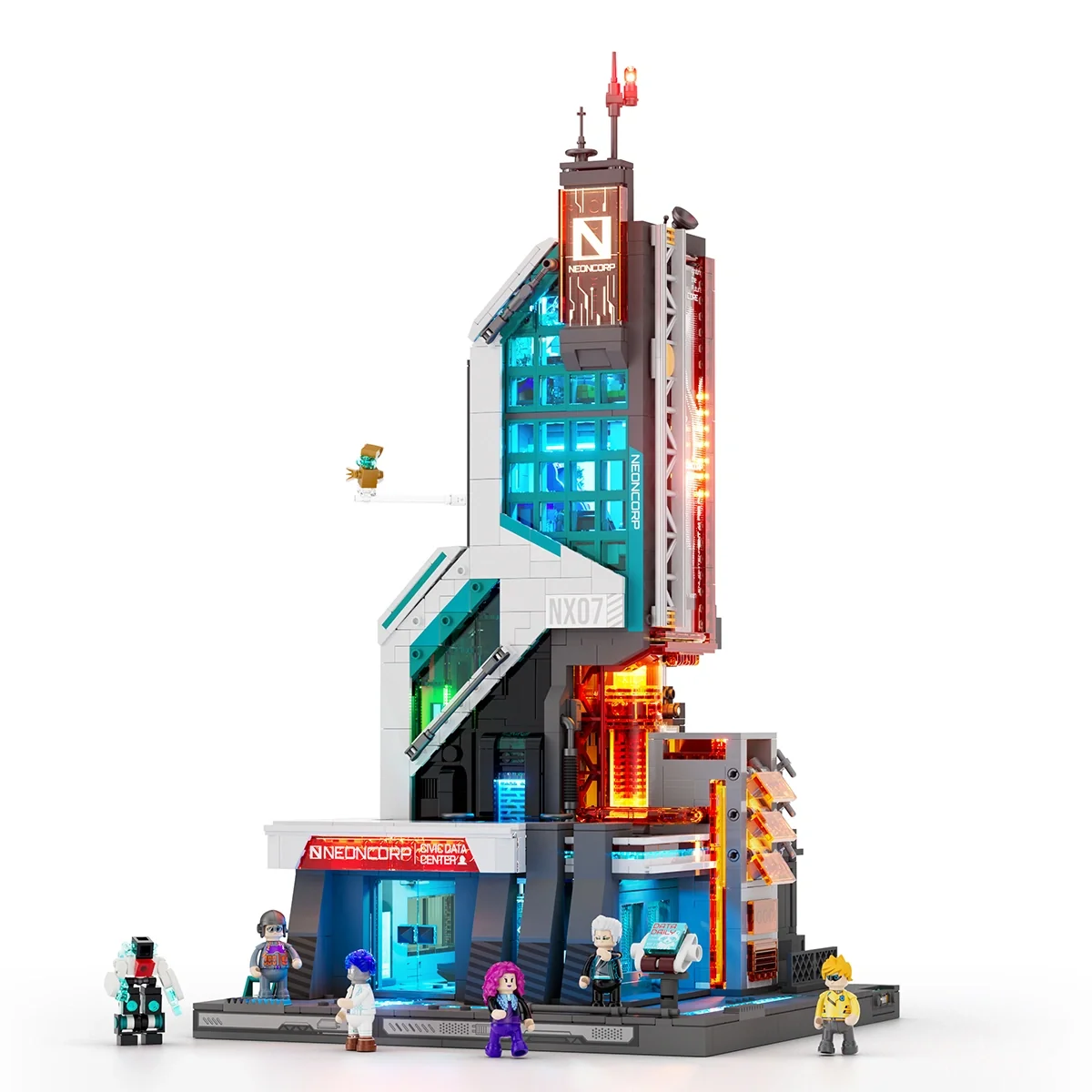 Neon Tech Tower