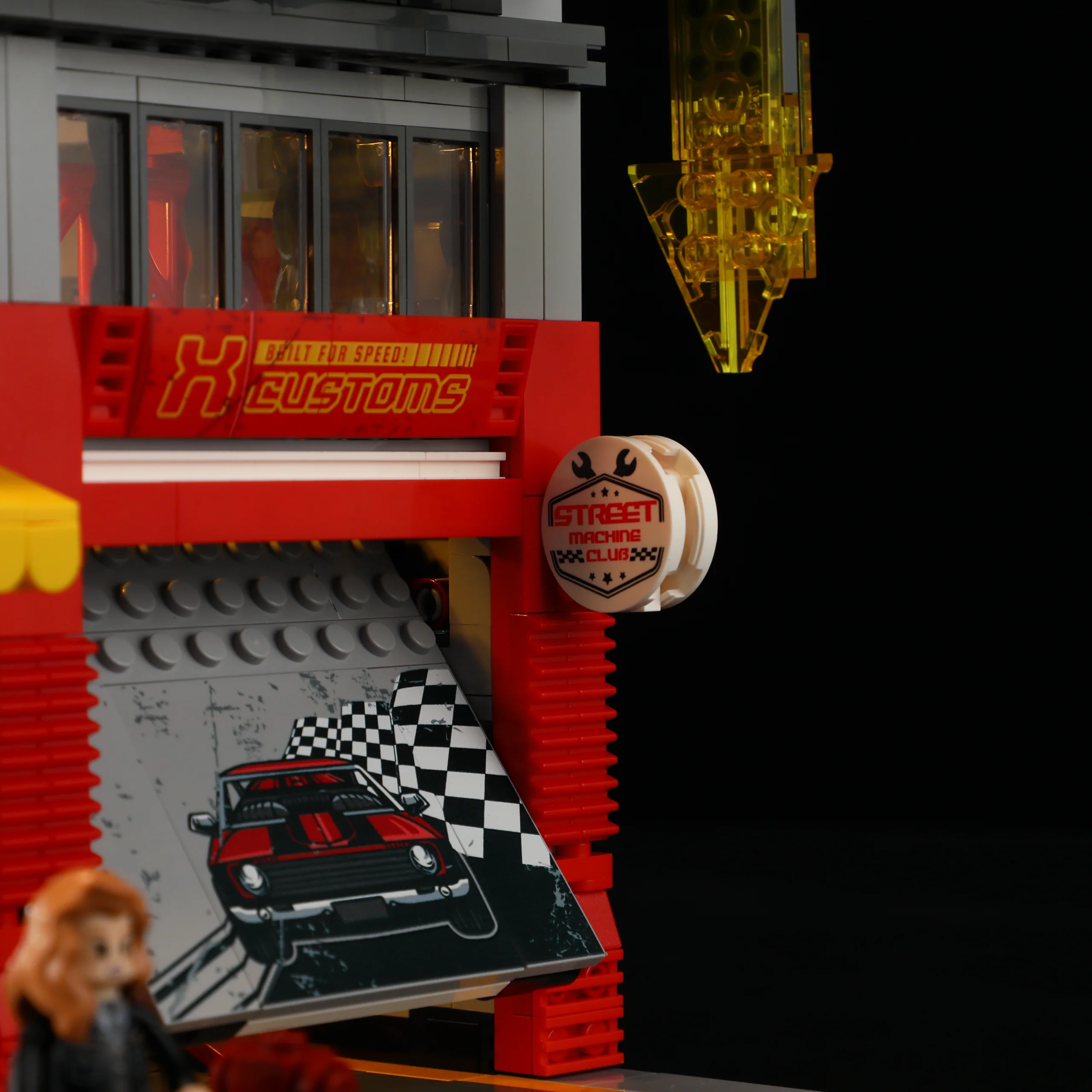Street MOD Garage Building Set with 6-Slot Car