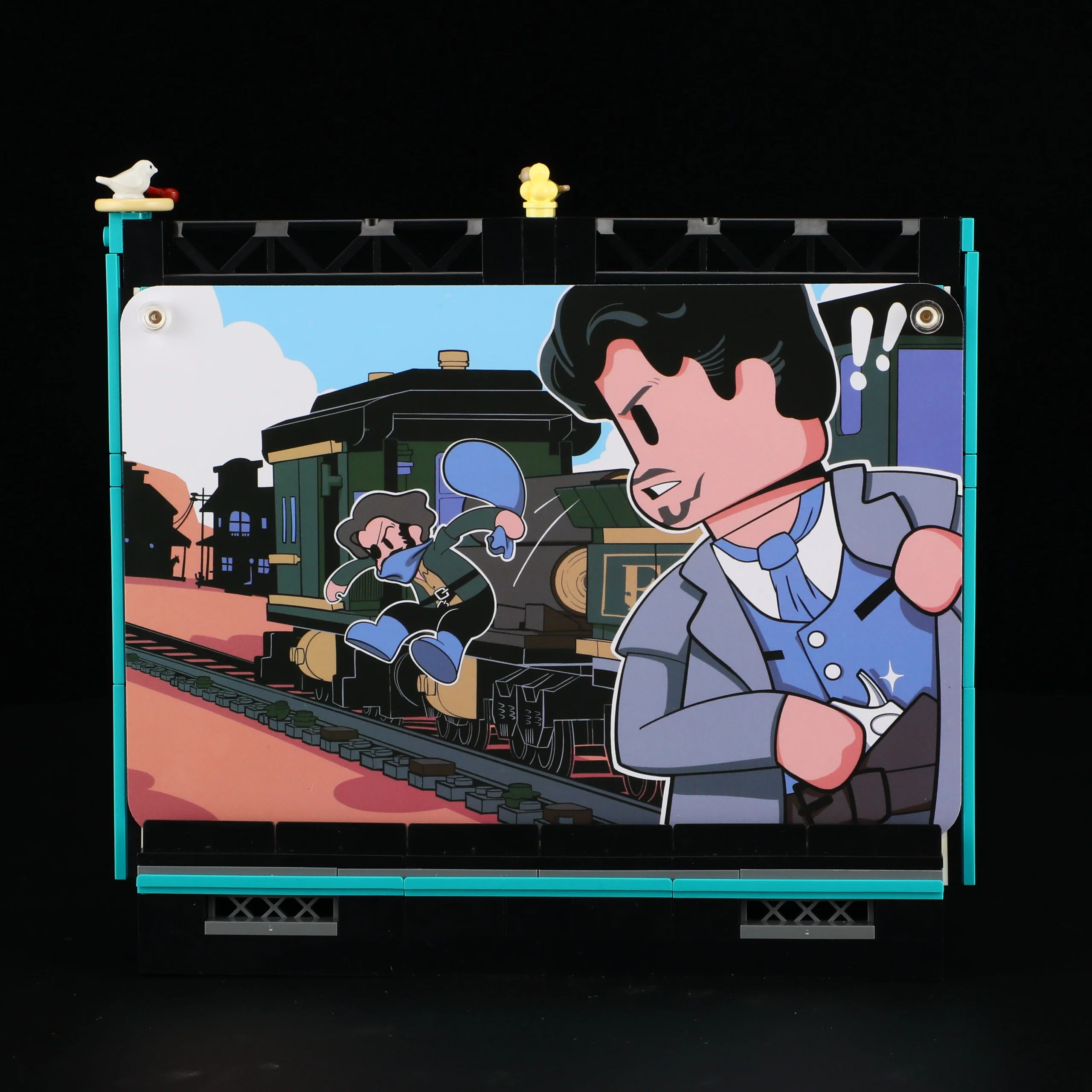 Night Glow Drive-in Retro Theater Light Building Set