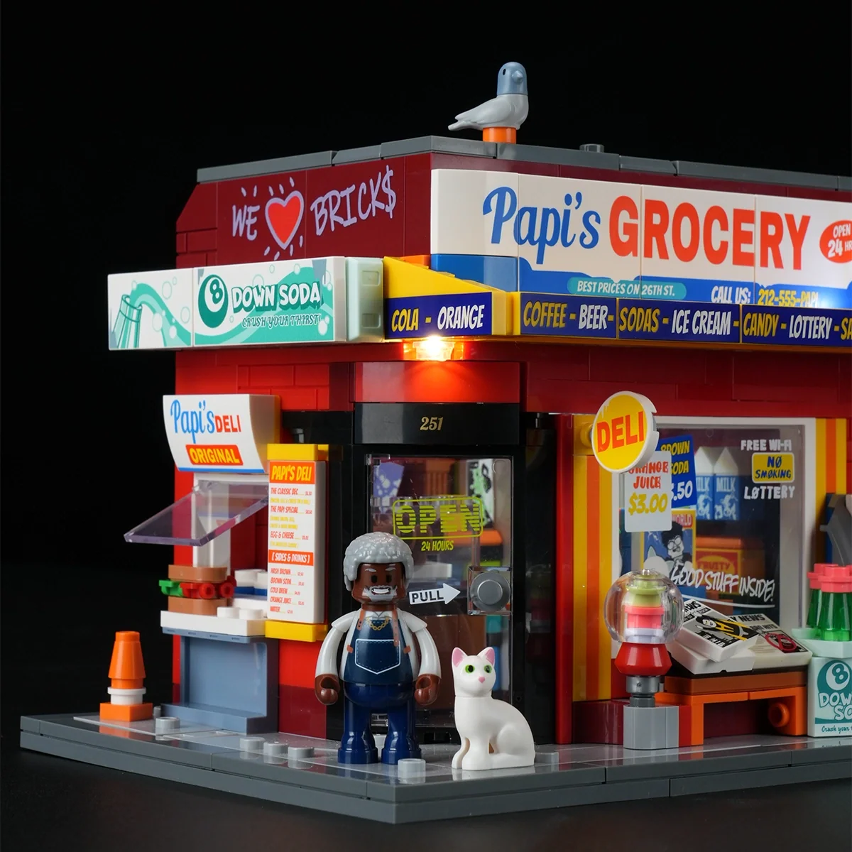 The Bodega 26 New York Street Corner Building Set