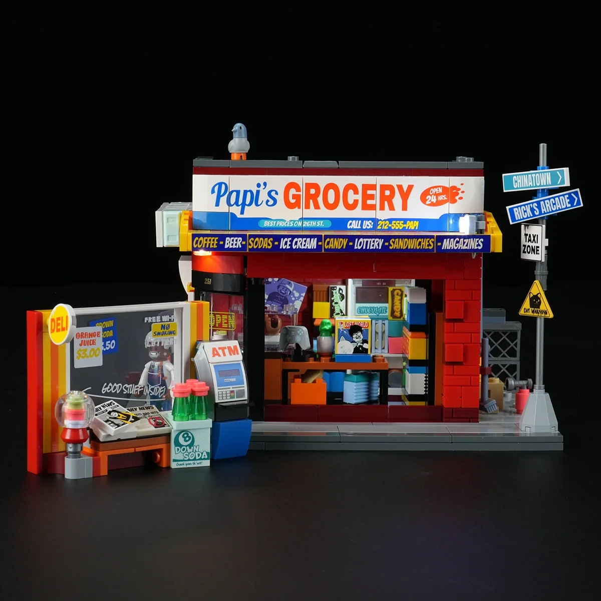 The Bodega 26 New York Street Corner Building Set