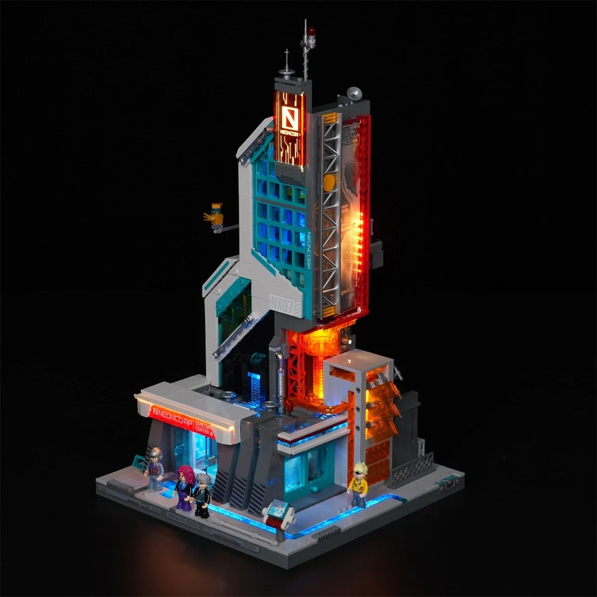 Neon Tech Tower