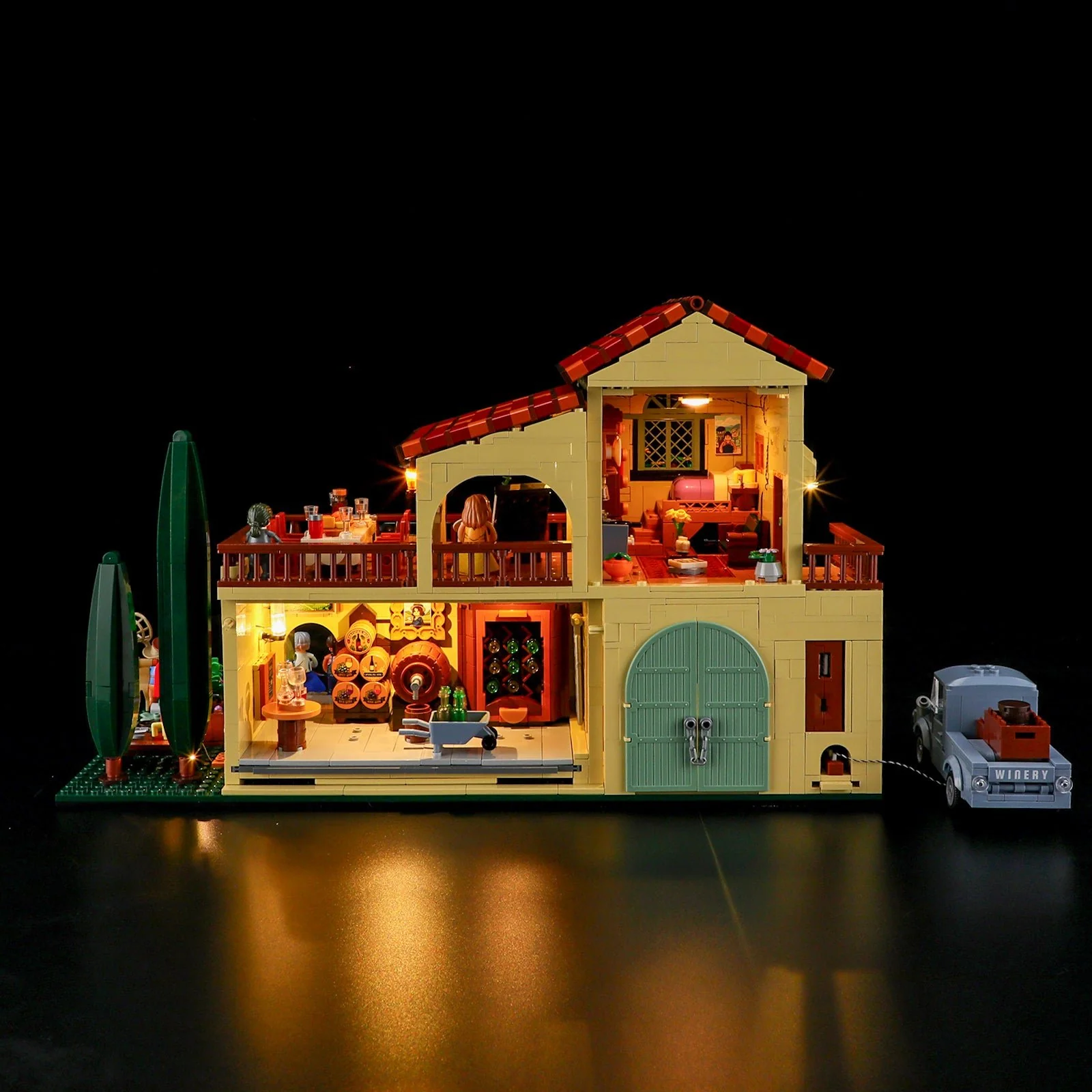 Vineyard Estate L9086 Tuscan Winery Build with 11 Lighting Scenes