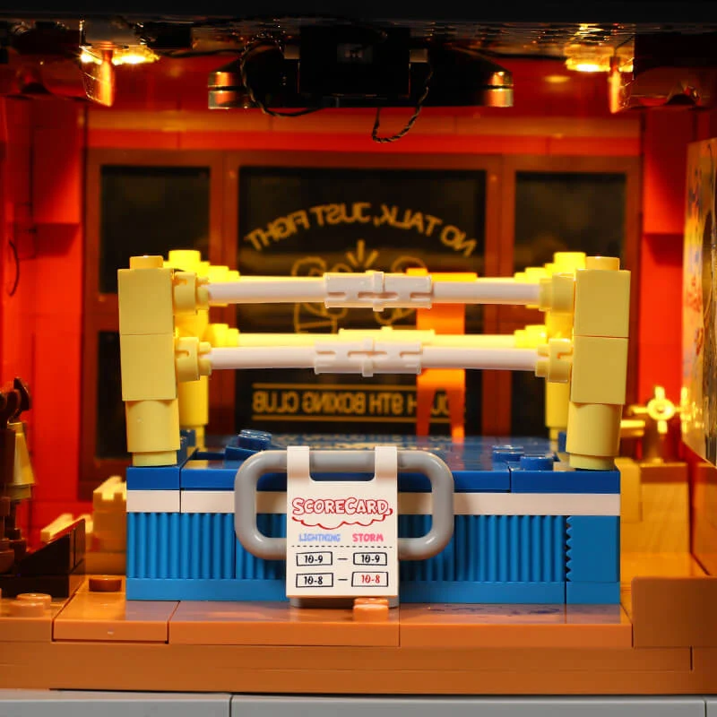 Boxing Club 19009 Street Fusion Building Set with 24 LED Lights