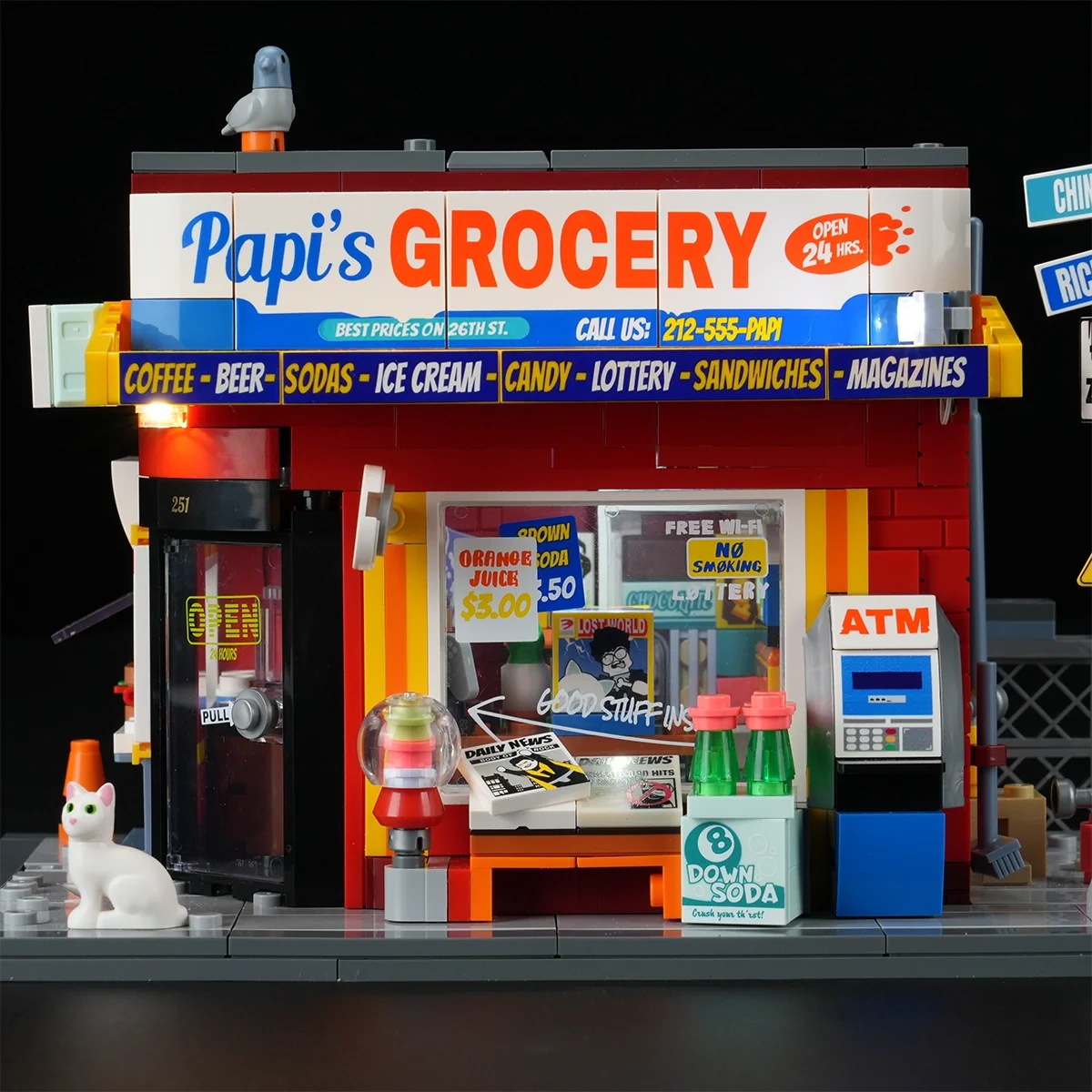 The Bodega 26 New York Street Corner Building Set