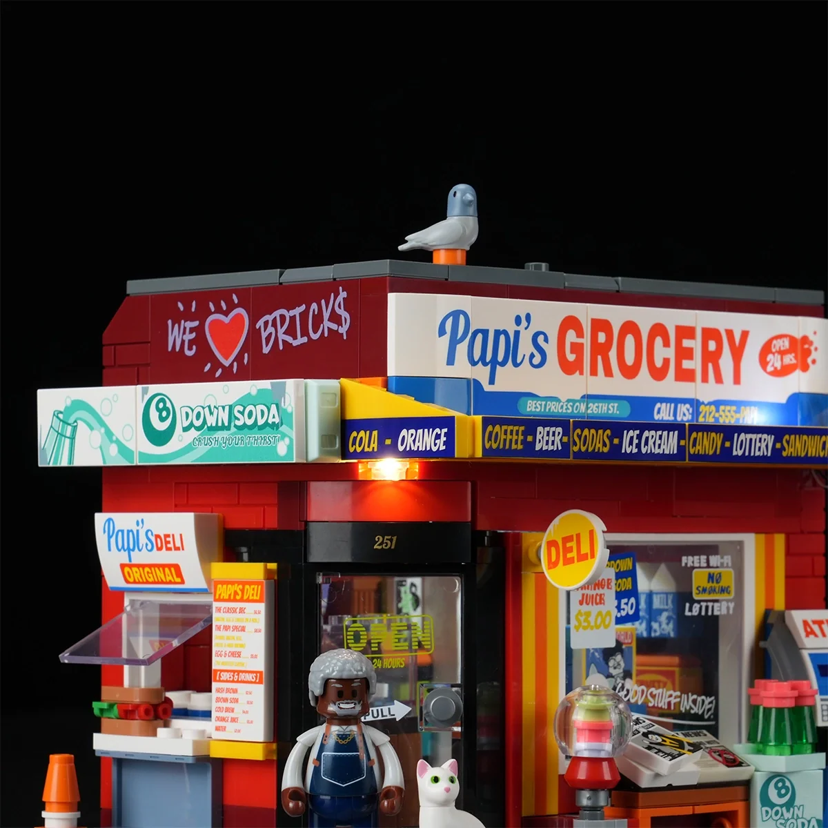 The Bodega 26 New York Street Corner Building Set