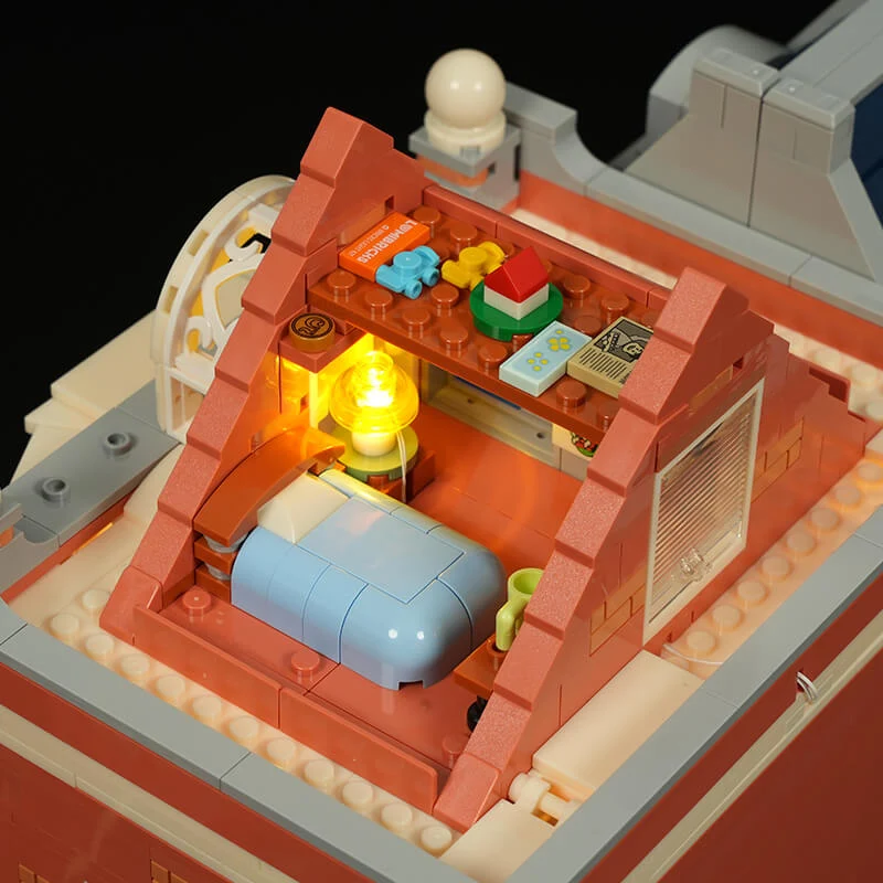 Toy Store L9100 Edwardian Street Building Set with Warm Lighting